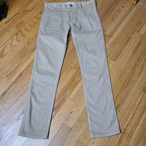 Ba&sh Medium Lady Slim Khaki High Rise Pants